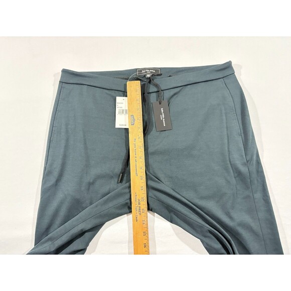 Saks Fifth Avenue Jogger Pants Mens Blue Stretch Sweatpants Lounge Sz XL NWT - Picture 4 of 12